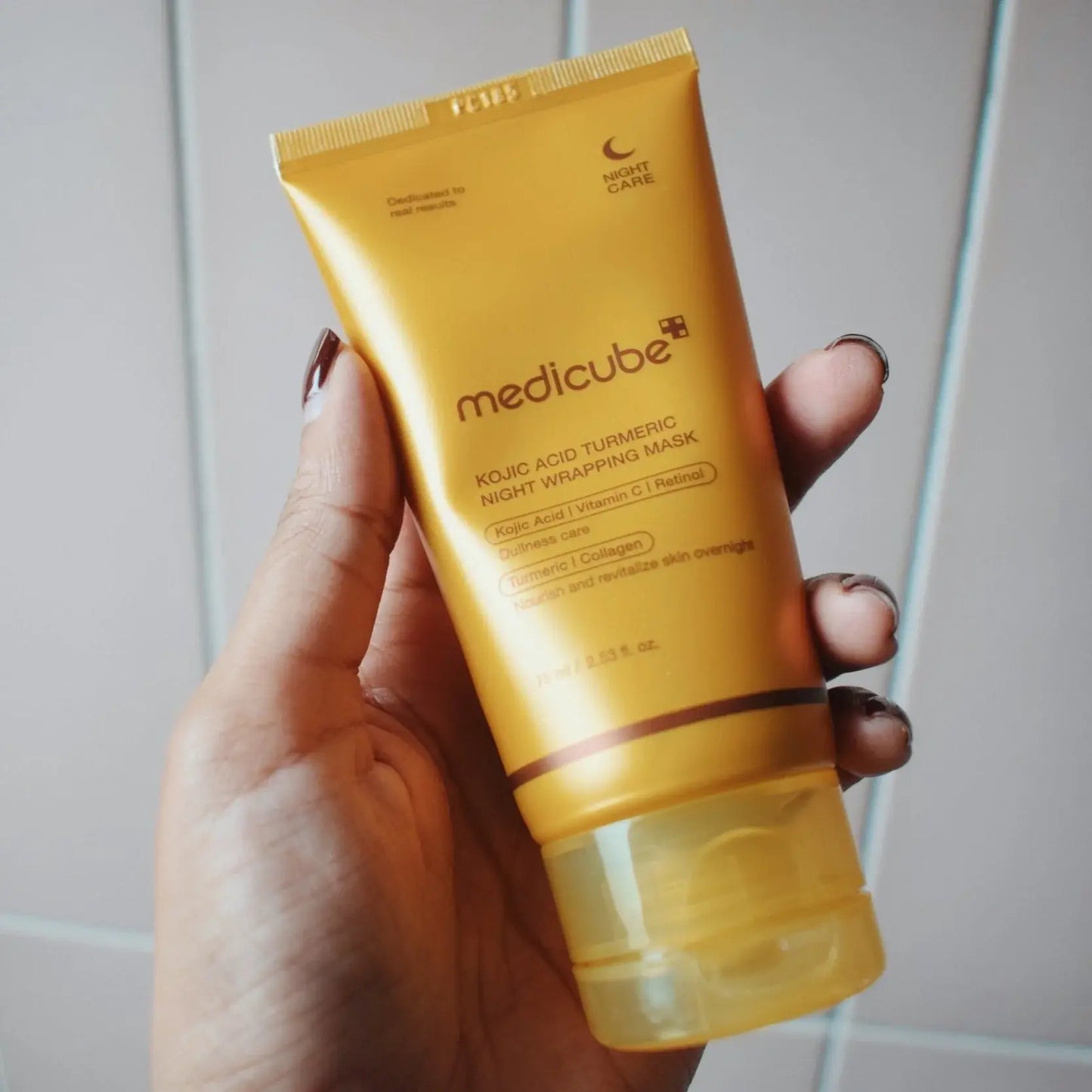 MEDICUBE TURMERIC NIGHT WRAPPING MASK