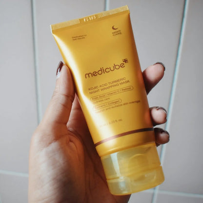 MEDICUBE TURMERIC NIGHT WRAPPING MASK