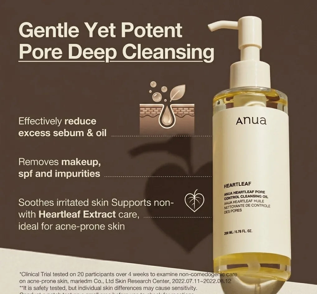 ANUA HEARTLEAF DOUBLE CLEANSING BUNDLE